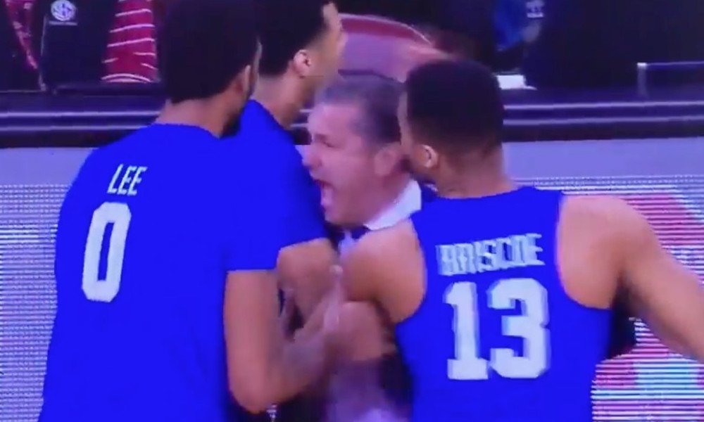 2016 (Feb 13) - Coach Cal Ejected From South Carolina Game